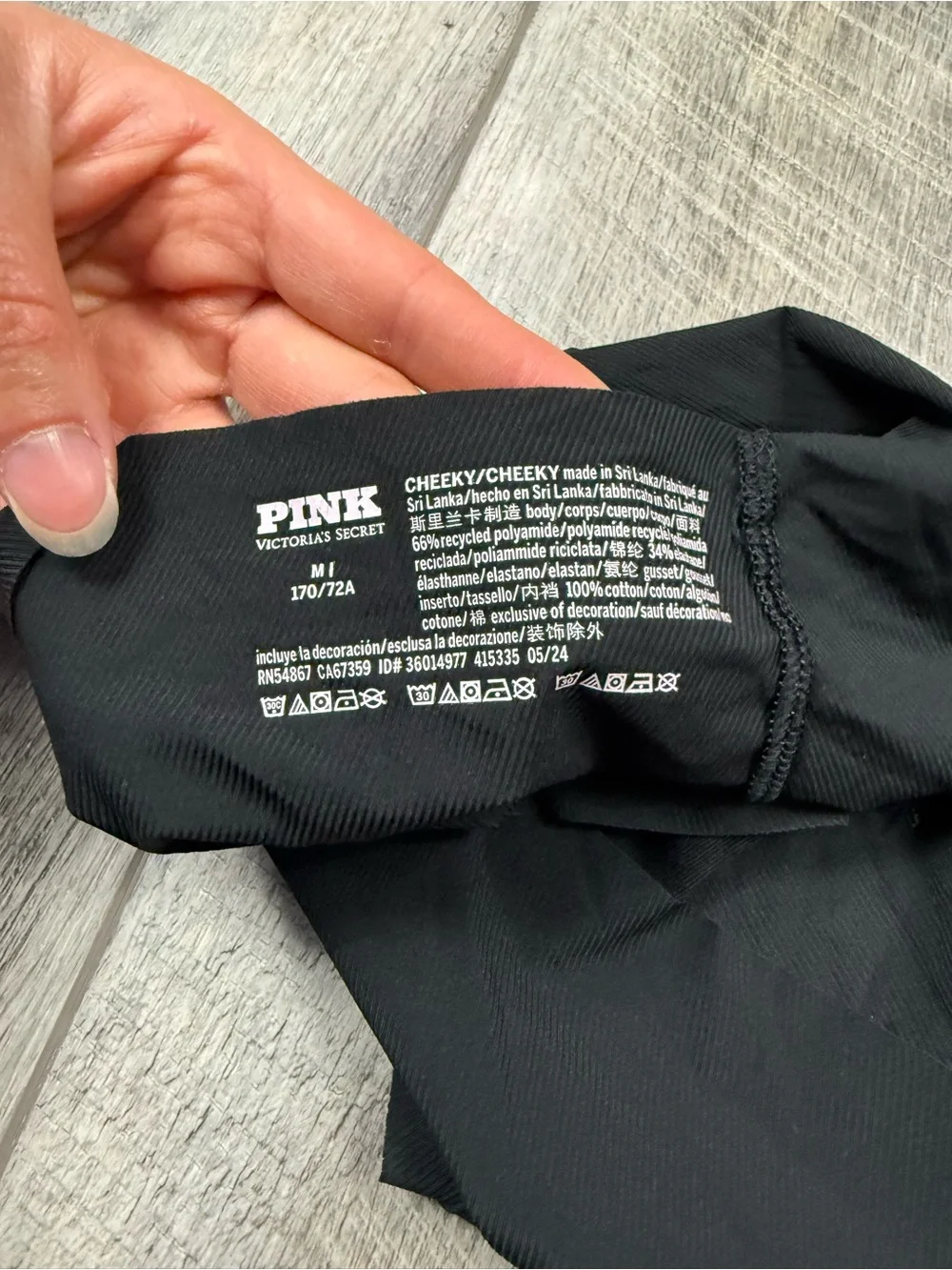 PINK Victorias Secret size cheeky